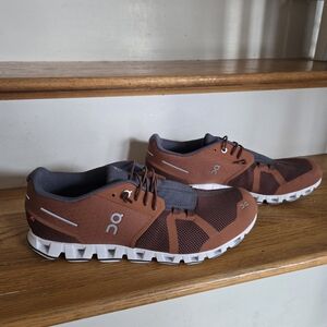 On Running Running Men’s Cloudflow Running Shoes - Brown/Gray